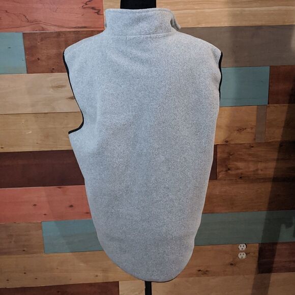 💜5/$25 LARGE pigeon forge gray zip up vest - Picture 3 of 5